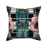 charles rennie mackintosh deco pink floral