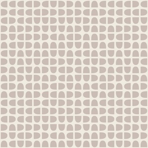 Gumdrops _ creamy white_ silver rust 02 _ mod geometric