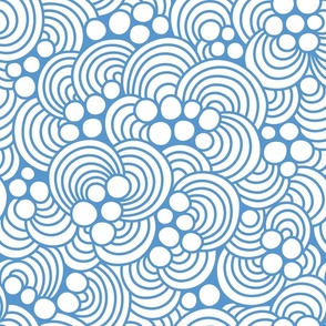 2823 D Extra large - abstract doodles