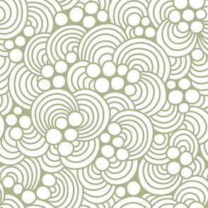 2823 F Extra large - abstract doodles