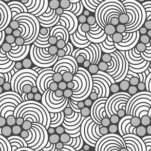 2824 D Medium - abstract doodles, colored
