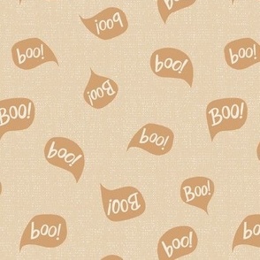 cute boho Halloween boo light beige 