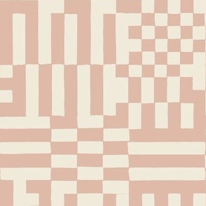 Checkery Checker in rose pink