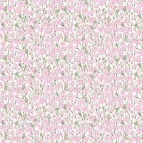 Buttercup Meadow Floral_kids apparel_Mini_Pink fondant and sage green_Hufton Studio