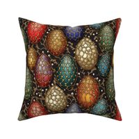 dragon eggs in jewel tones