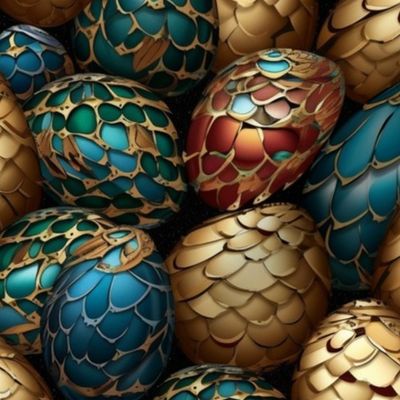 jewel tones dragon eggs 