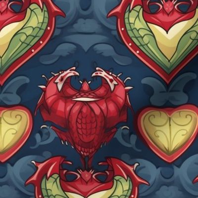 fantasy dragon hearts