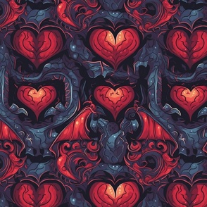 winged dragon hearts