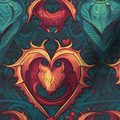 dragon hearts in love