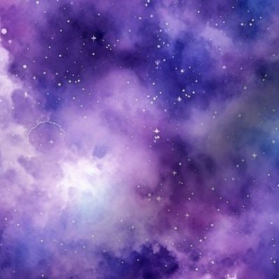 galaxy in purple and blue 