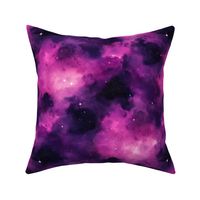 nebula galaxy in purple and magenta 