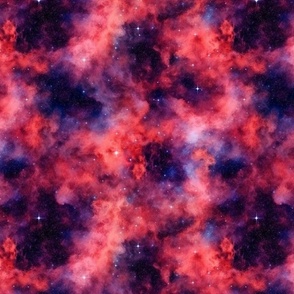 galaxy in red and purple and pink 