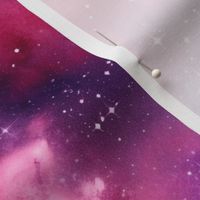 space galaxy in red and purple and pink 