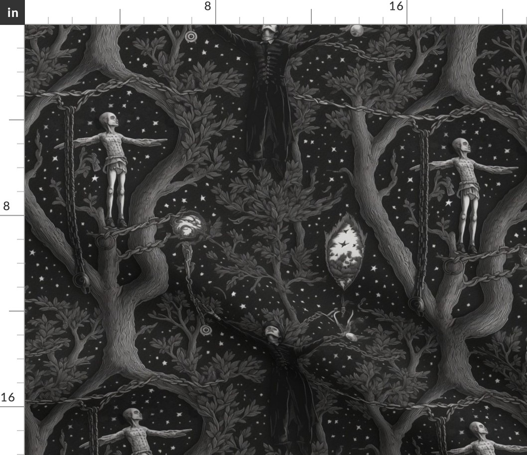 gustave dore and men in trees