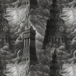 gustave dore the tower in the sky