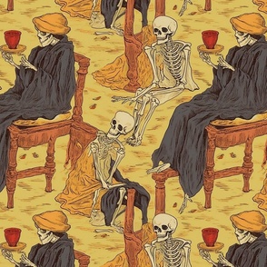 Skeletons with Lautrec