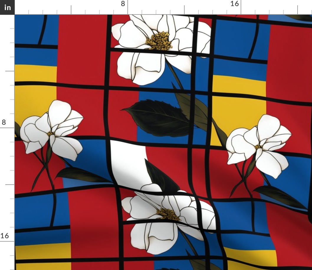 mondrian bold floral