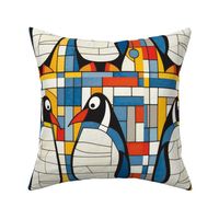 mondrian penguins walk