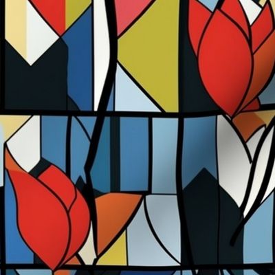 mondrian tulip