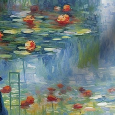 monet japanese water lilies and lotuses