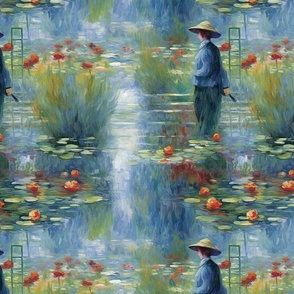 monet japanese water lilies and lotuses