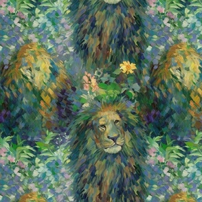 monet and the floral lion king