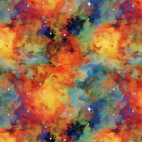 monet nebula abstract