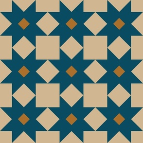 Star Crossed checkerboard - Gold