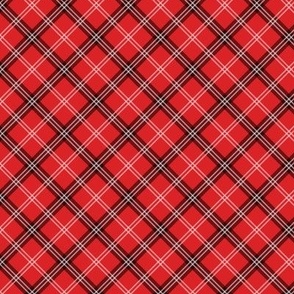 Red, Black and White Plaid