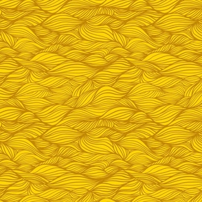 Yarn Waves in Butter Yellow