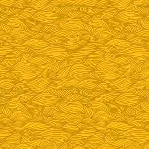 Golden Yarn Waves
