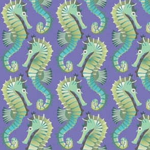 Seahorses on parade (lavender)