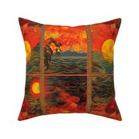 monet sunset sunburst sunrise