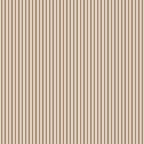 Beefy Pinstripe: Brown Tiny Stripe, Neutral Thin Stripe