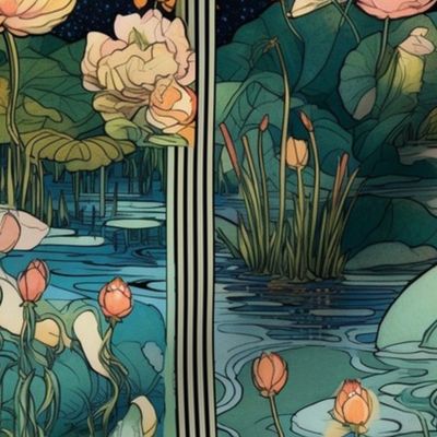 monet water lilies and lotus