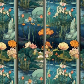 monet water lilies and lotus