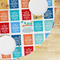 festive party bunting cut and sew
