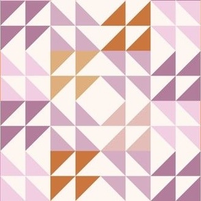 Half Square Triangles Mauve Multi