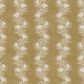 (small) wavy_vines_textured_gold_3x3