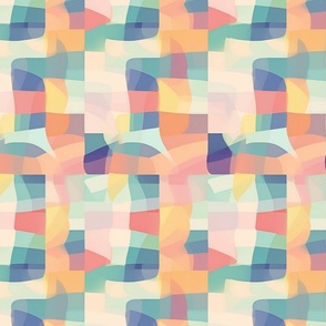 pastel geometric abstract