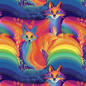 rainbow fox dream