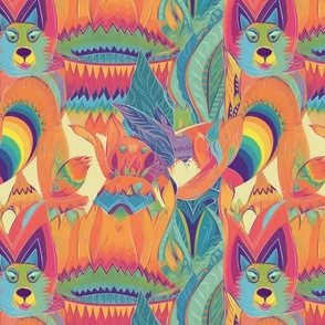 aztec fox spirit