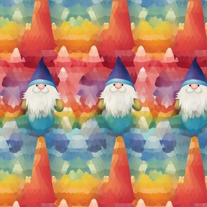 rainbow deco gnome 