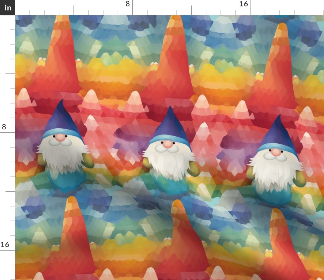 rainbow deco gnome 
