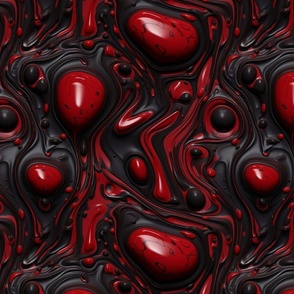 red and black fluid