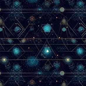 sacred geometry of the night sky
