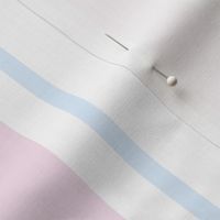 Pale Pink & Baby Blue Stripes