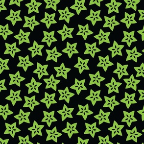 starfruit green on black xl
