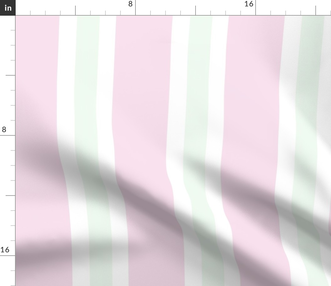 Pale Pink & Mint Green Stripes-lg