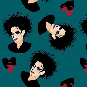 Robert Smith fabric green